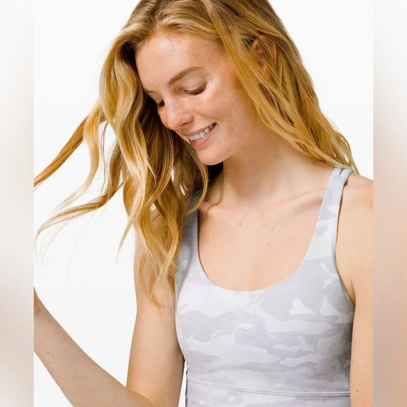 NWT Lululemon Energy Bra Long Line Incognito Camo 6 - Picture 2 of 9